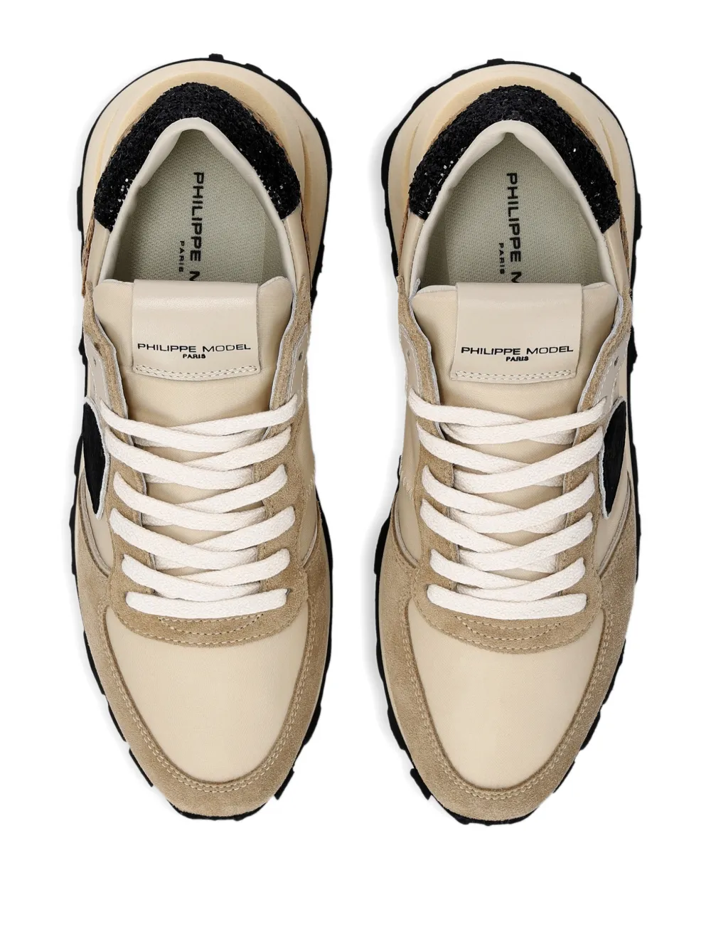 Philippe Model Paris Tropez Haute sneakers met dierenprint Beige