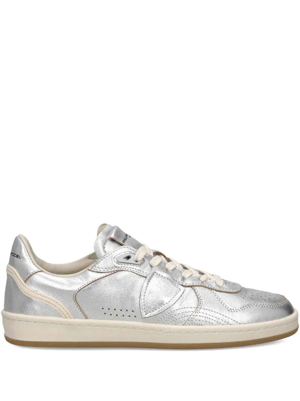 Philippe Model Paris Pgal geperforeerde low-top sneakers Zilver