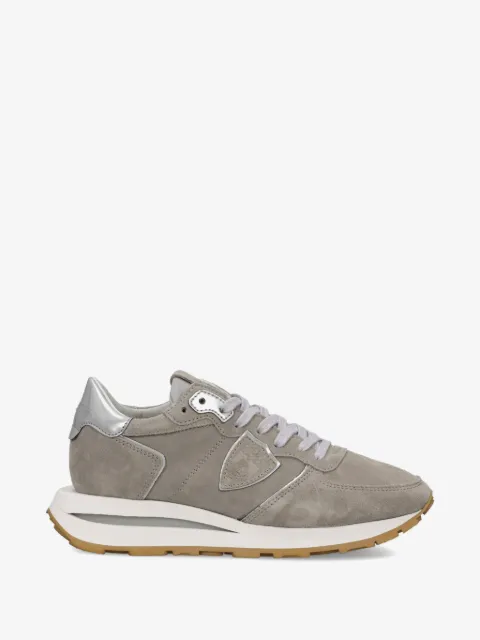 Philippe Model Paris Tropez Haute metallic-heel-counter sneakers