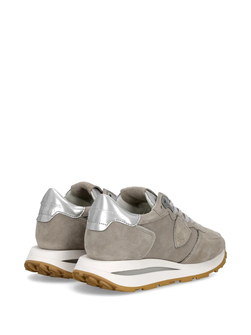Philippe Model Paris Tropez Haute sneakers met metallic hak Grijs
