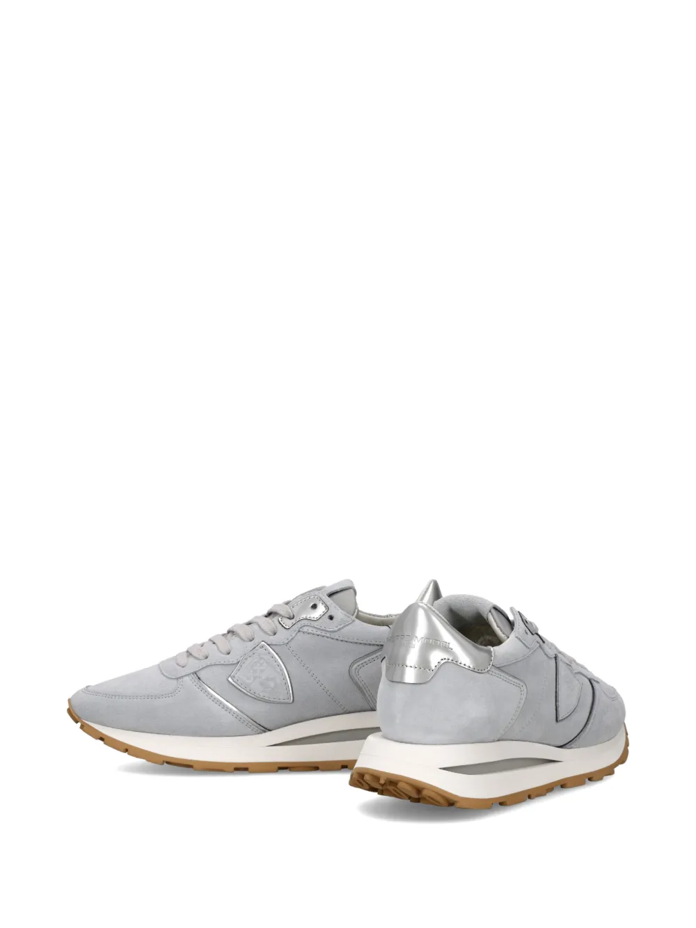 Philippe Model Paris Tropez Haute sneakers met metallic vlak Grijs