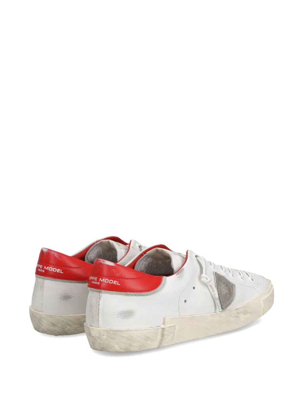 Philippe Model Paris Sneakers met triangel-patch Wit