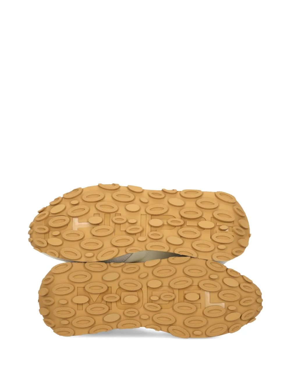 Philippe Model Paris Tropez Haute Low sneakers met metallic vlak Beige