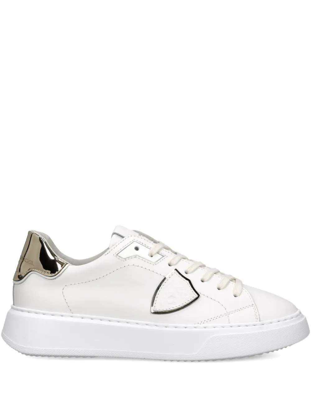 Philippe Model Paris baskets Temple en cuir | blanc | Image 1