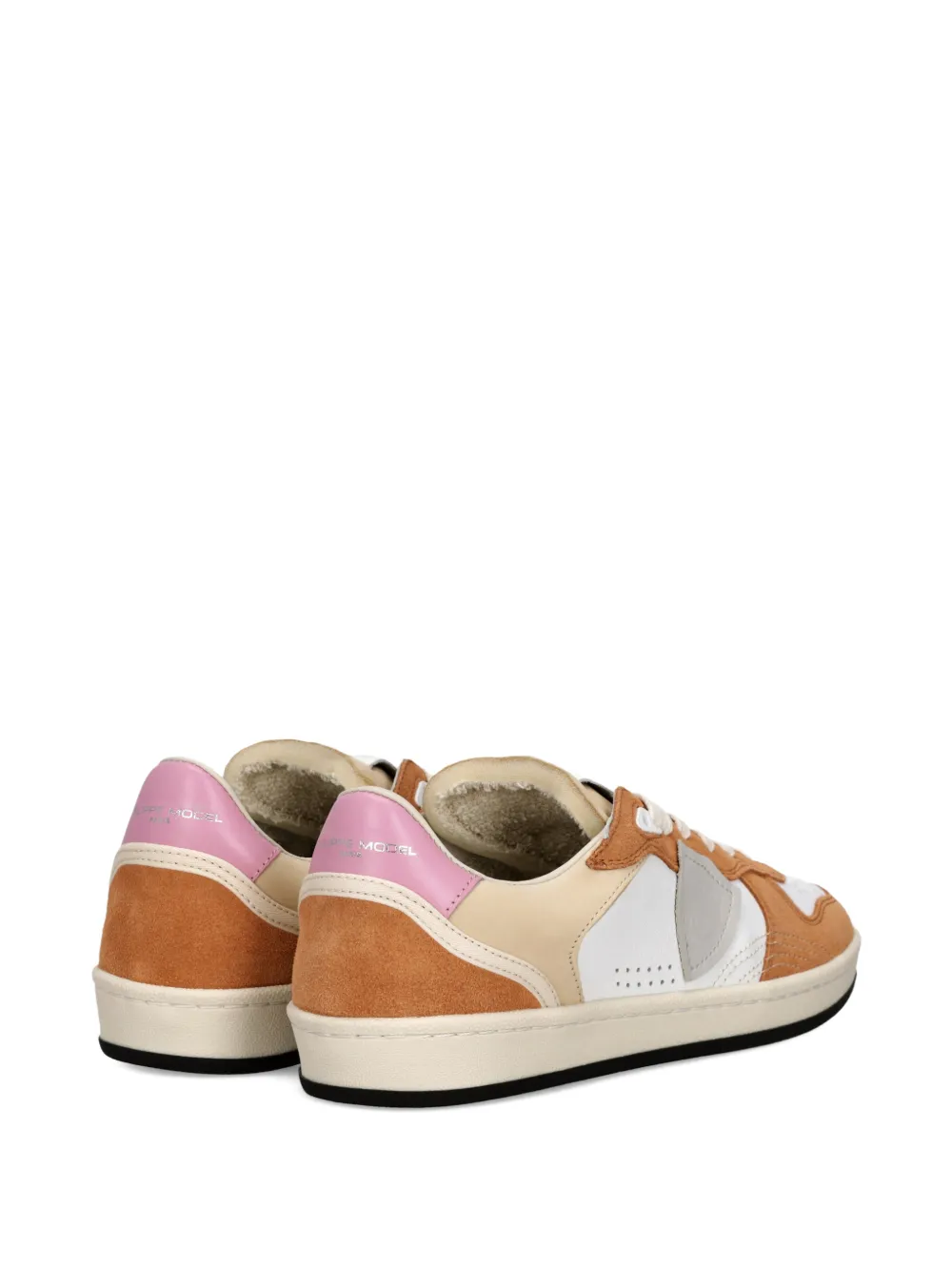 Philippe Model Paris Pgal Low sneakers met vlakken Bruin