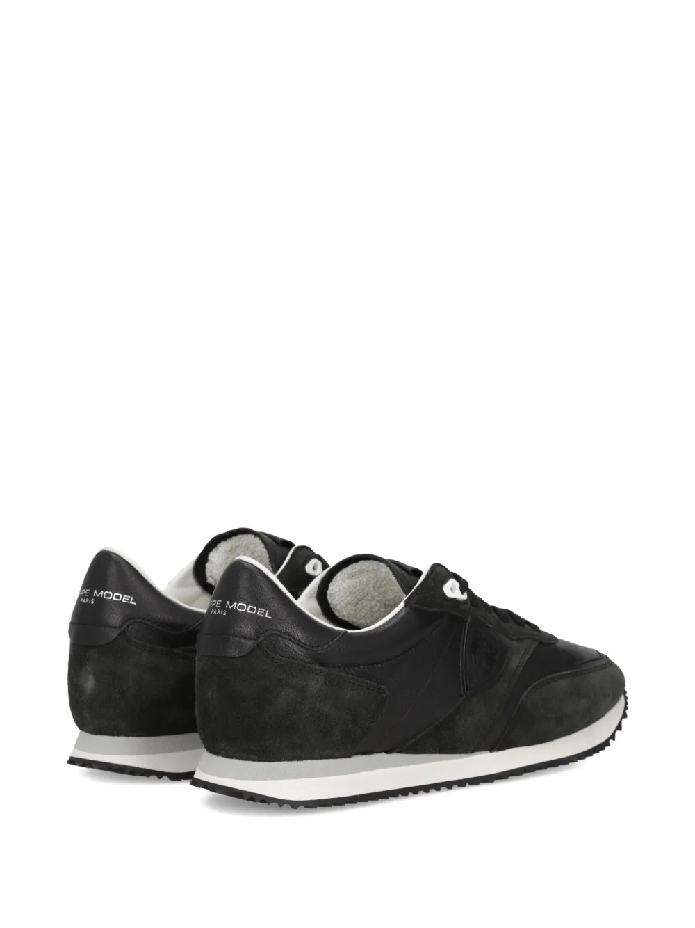 Philippe Model Paris Low-top leren sneakers Zwart