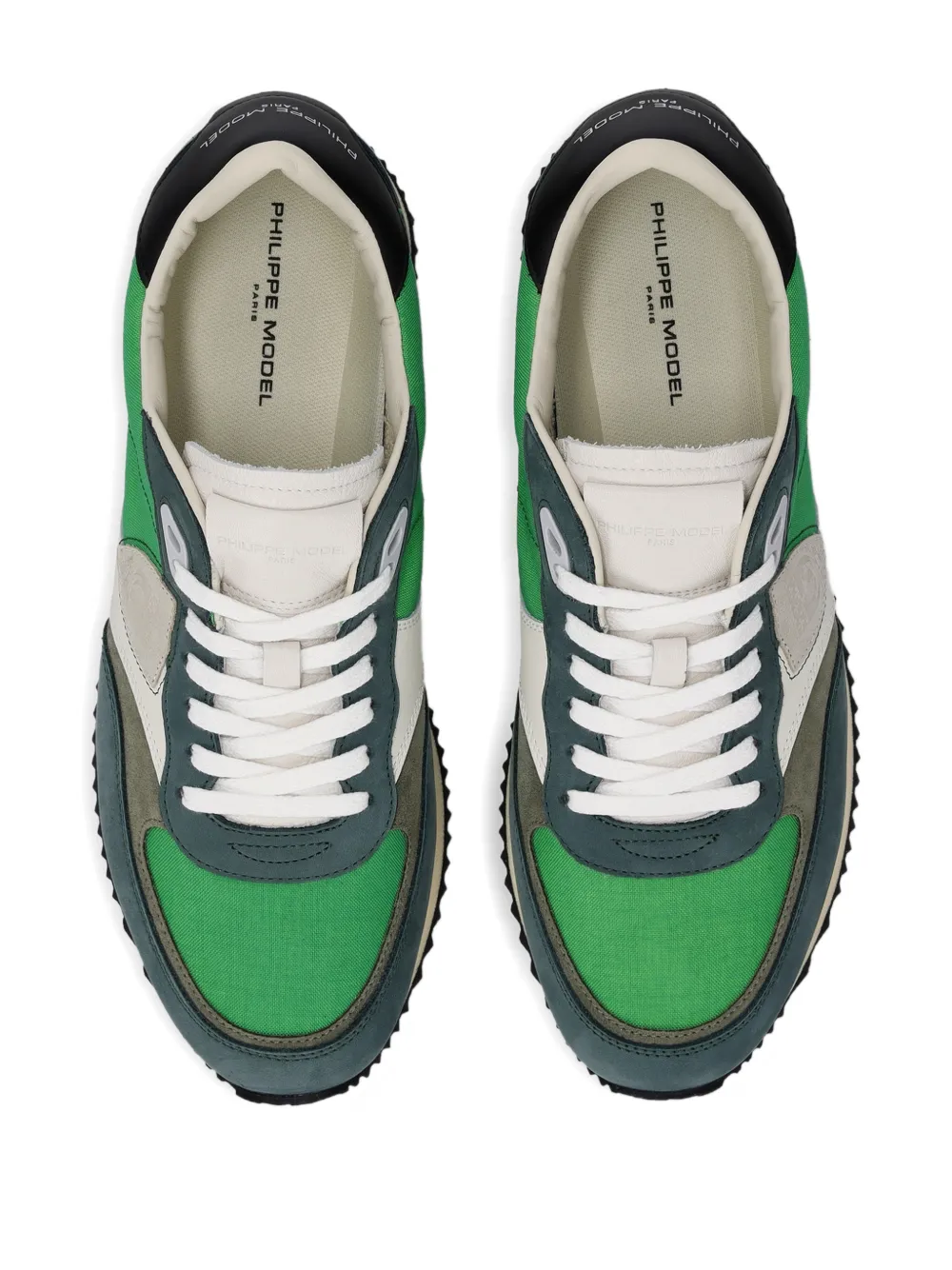 Philippe Model Paris Sneakers met vlakken Groen