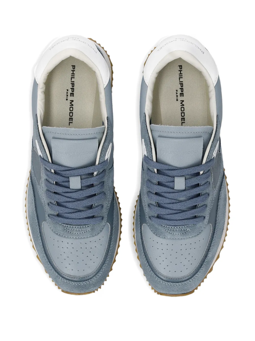Philippe Model Paris Low leren sneakers Blauw