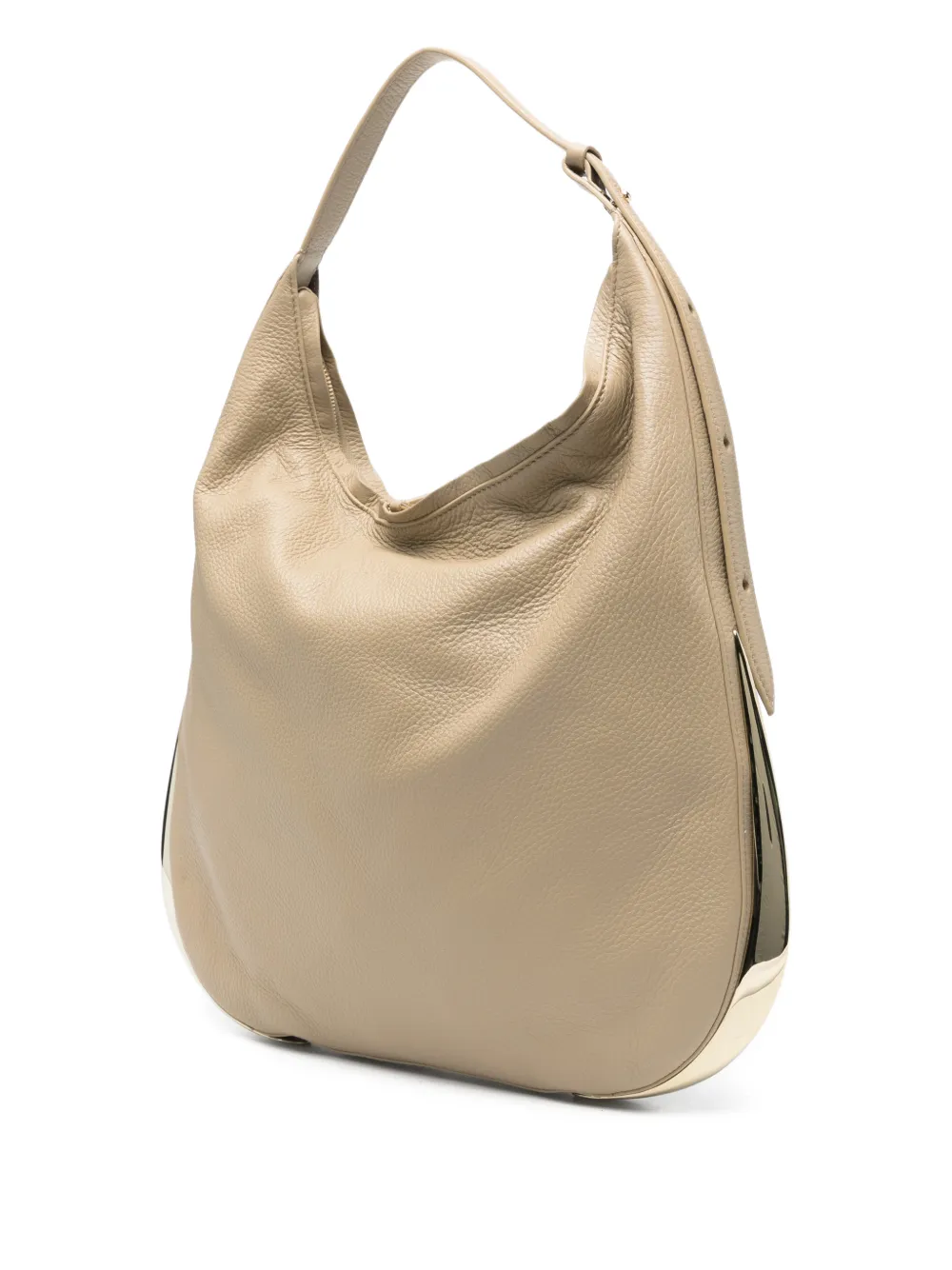  Benedetta Bruzziches Grained Shoulder Bag - Neutrals 