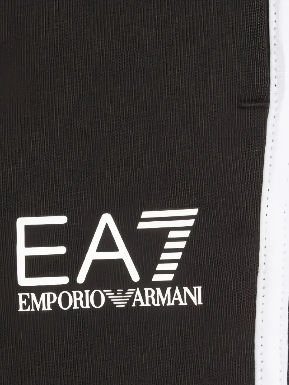 Ea7 Logo-detail Track Pants In Black