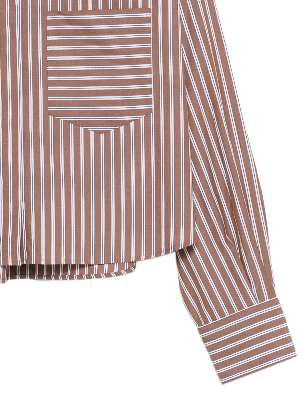  Rag & Bone Striped Shirt - Brown 