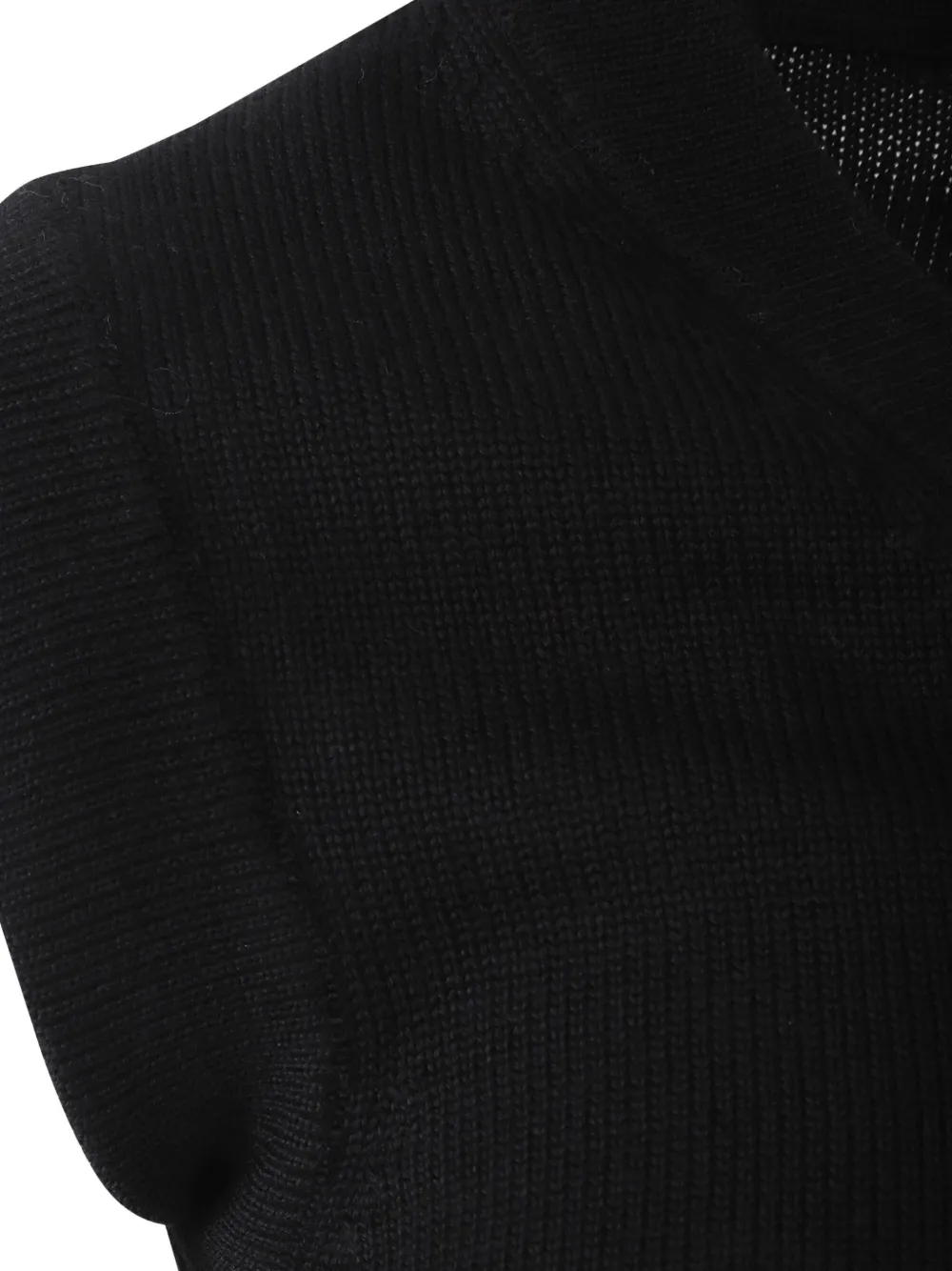Duran Lantink V-neck Knitted Vest In Black