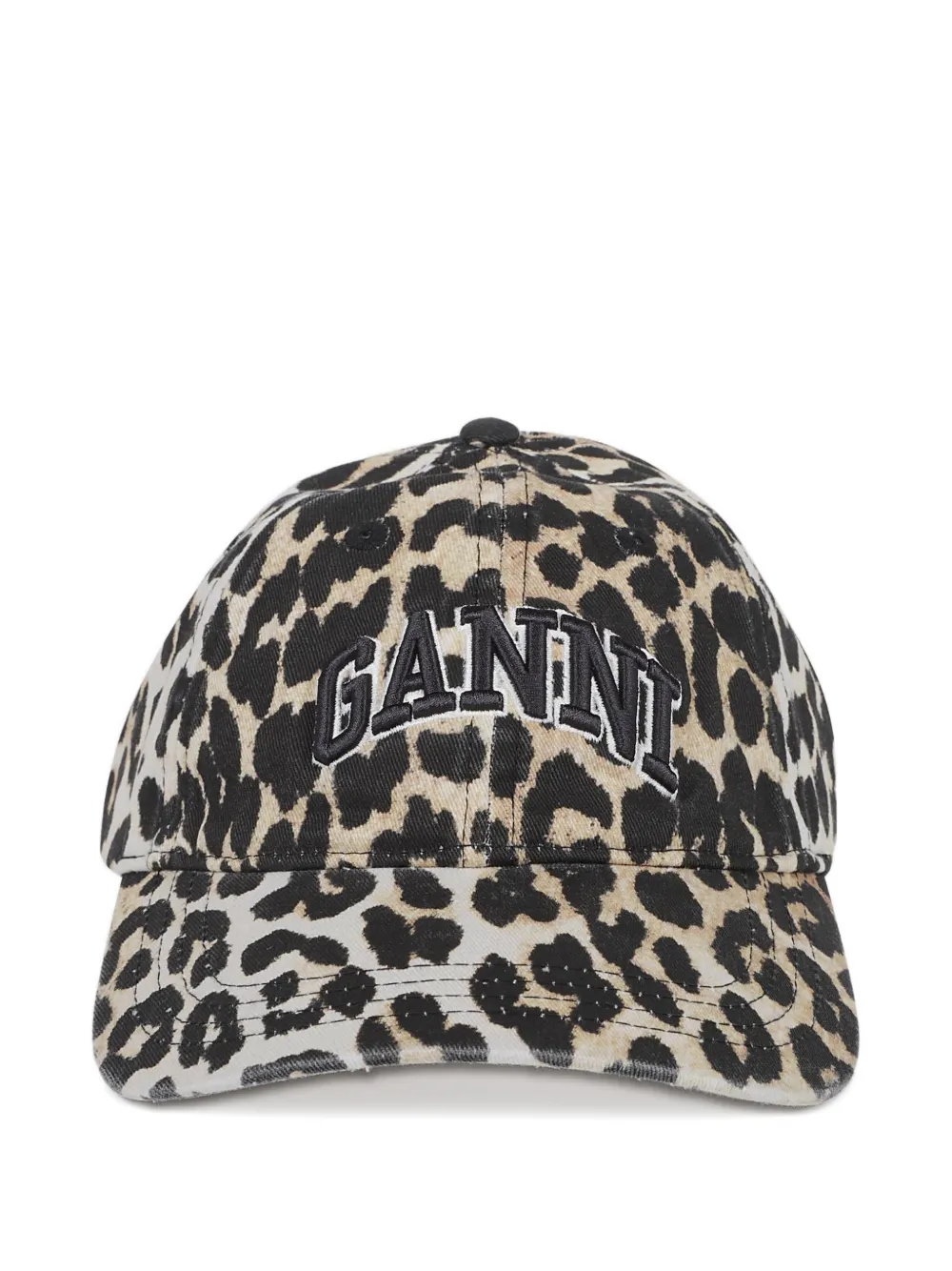 GANNI leopard-print baseball cap | neutro | Image 1