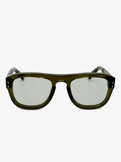 Yellows Plus Elias square-frame glasses