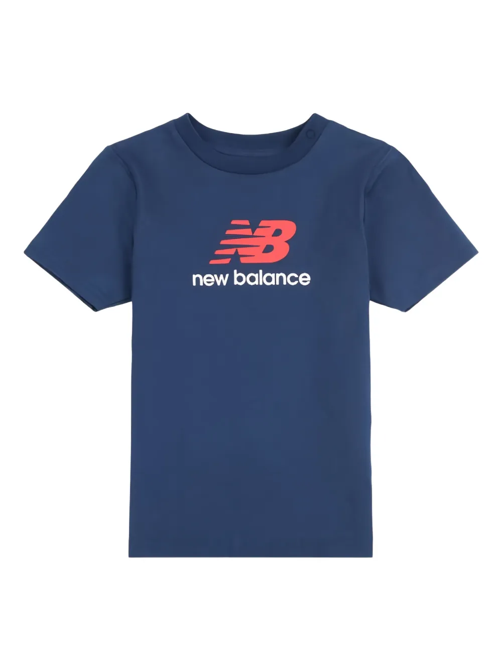 New Balance Kids T-shirt con logo - Blu