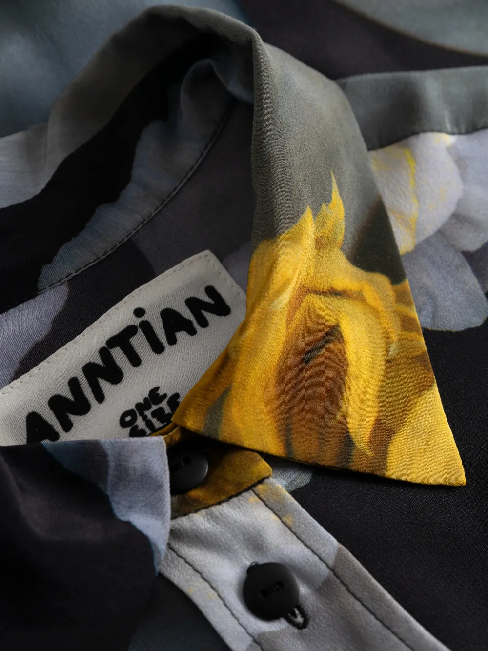  Anntian Printed Shirt - Black 
