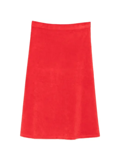 Suzie Kondi Sienna terry-cloth midi skirt