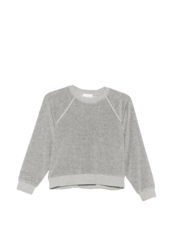 Suzie Kondi Raglan-sleeve Sweatshirt in Grey