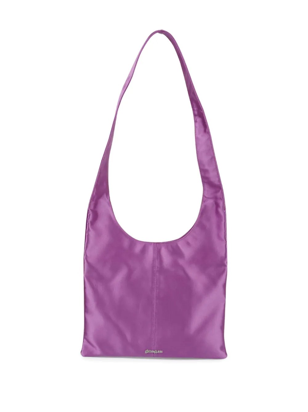 Gimaguas Blanca satin shoulder bag - Paars