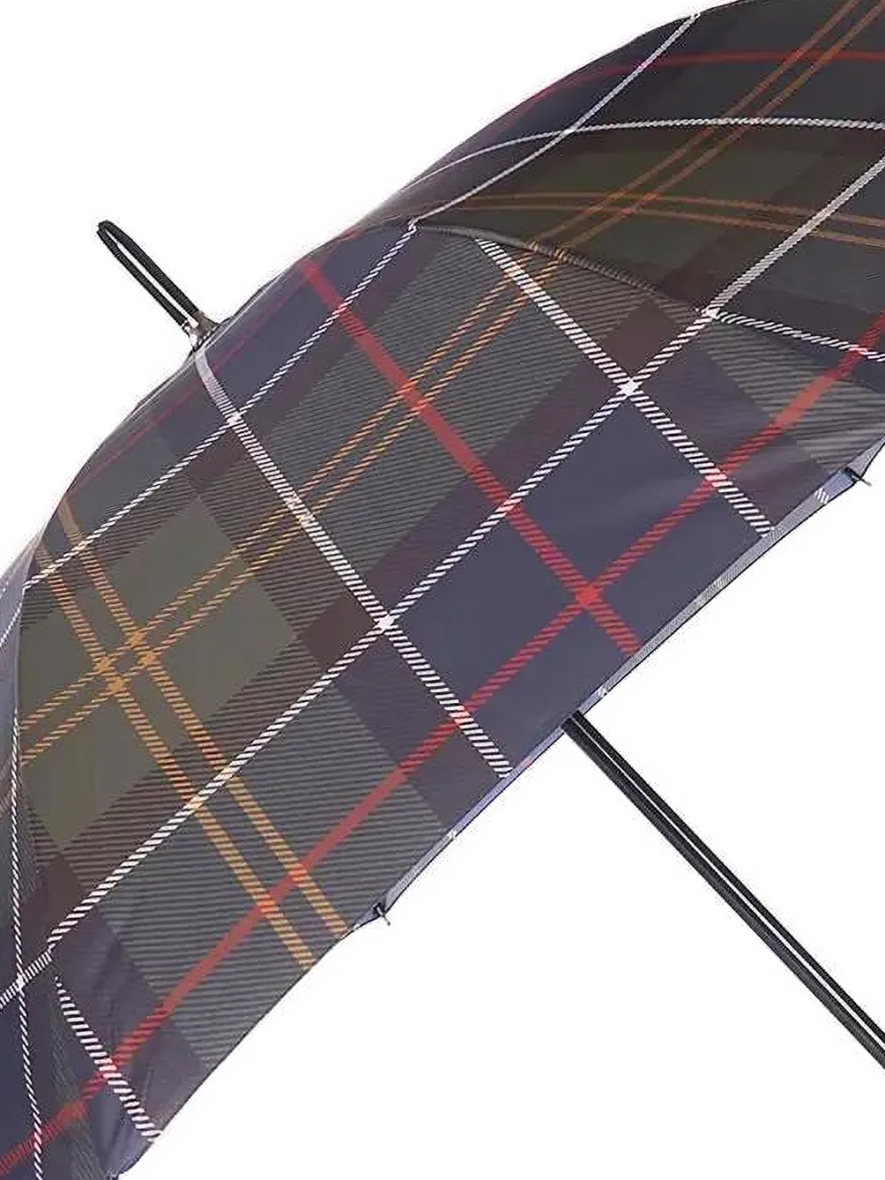 Barbour tartan walker umbrella - Blauw