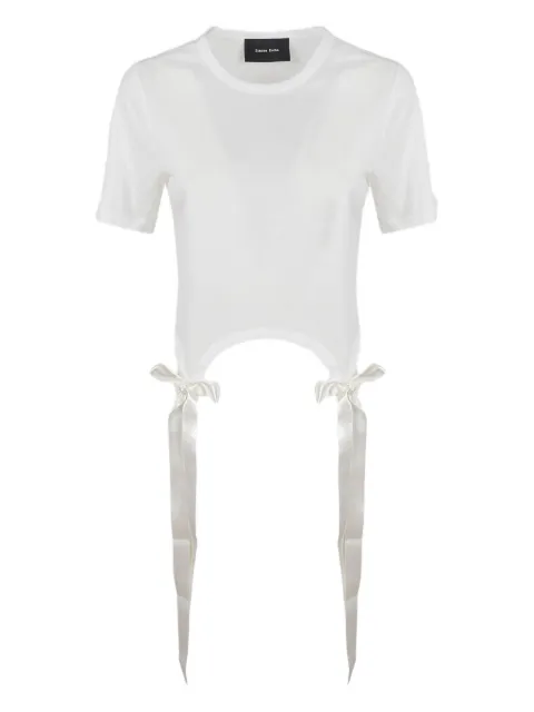 Simone Rocha bow-tails short-sleeve T-shirt