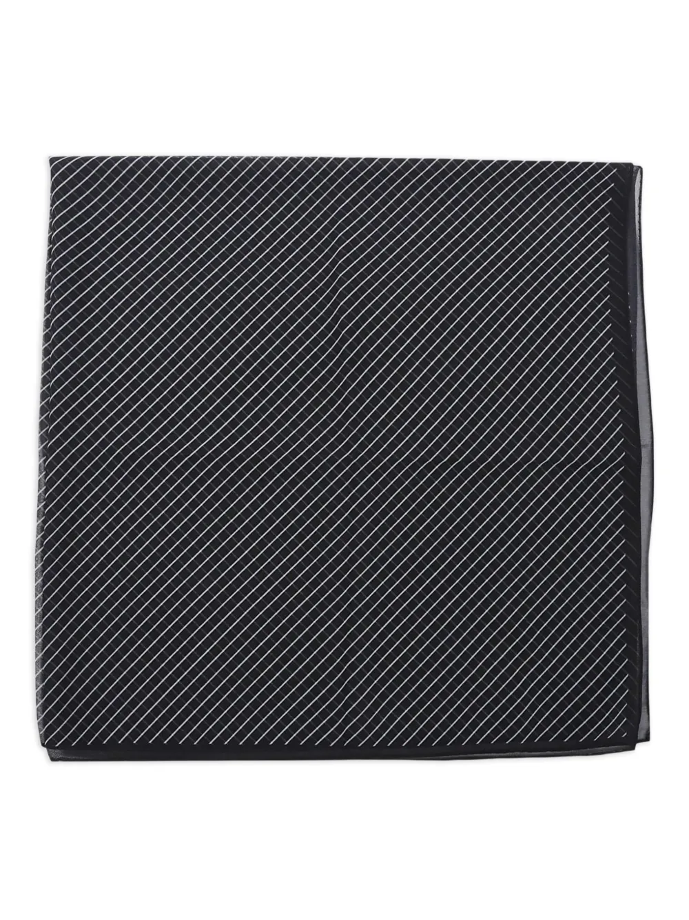 The Frankie Shop striped-pattern scarf - Nero