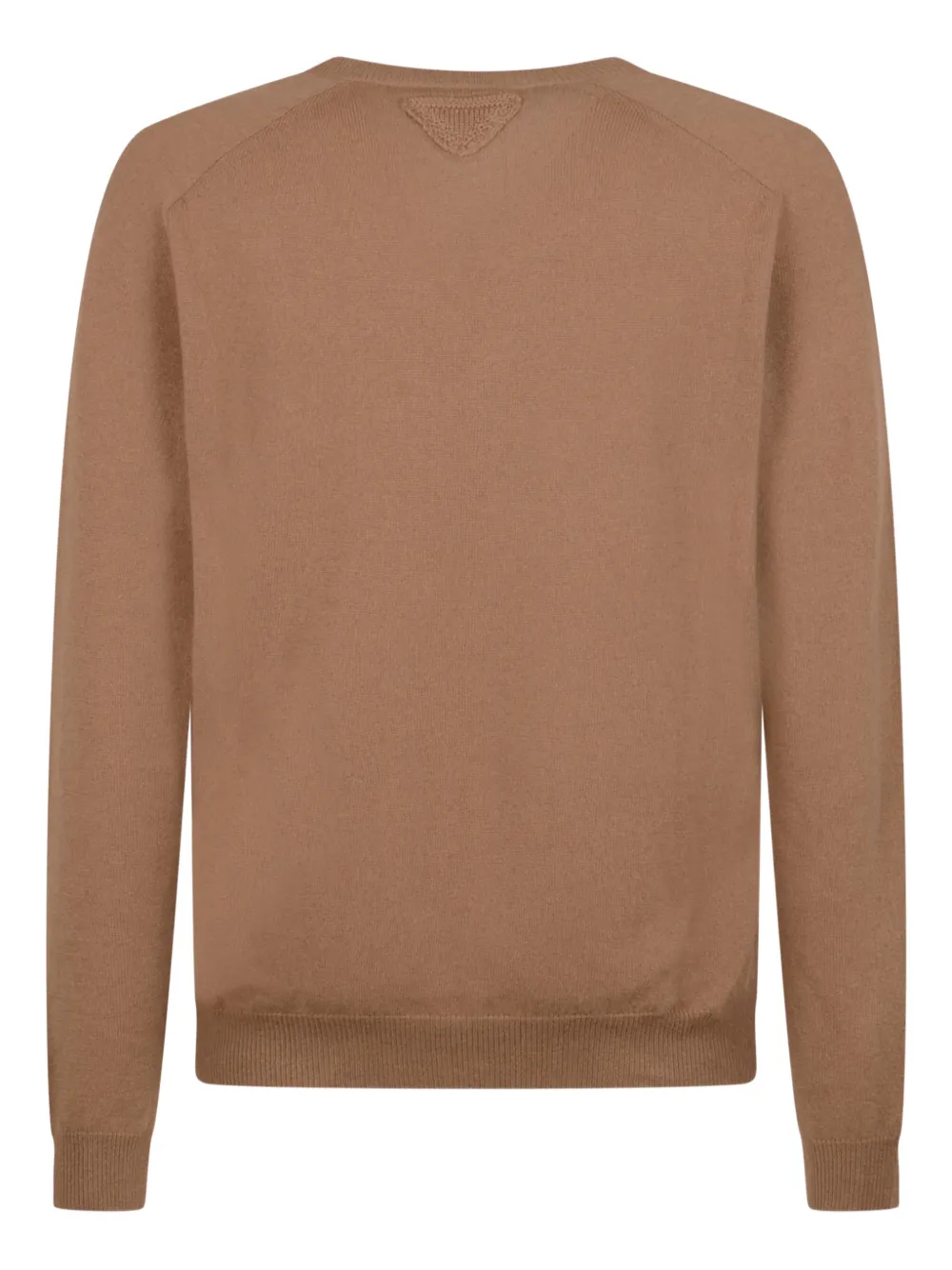  Prada Pull à Col V - Marron 