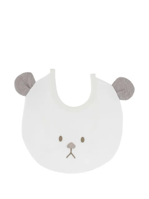 LALALU bear-motif bib