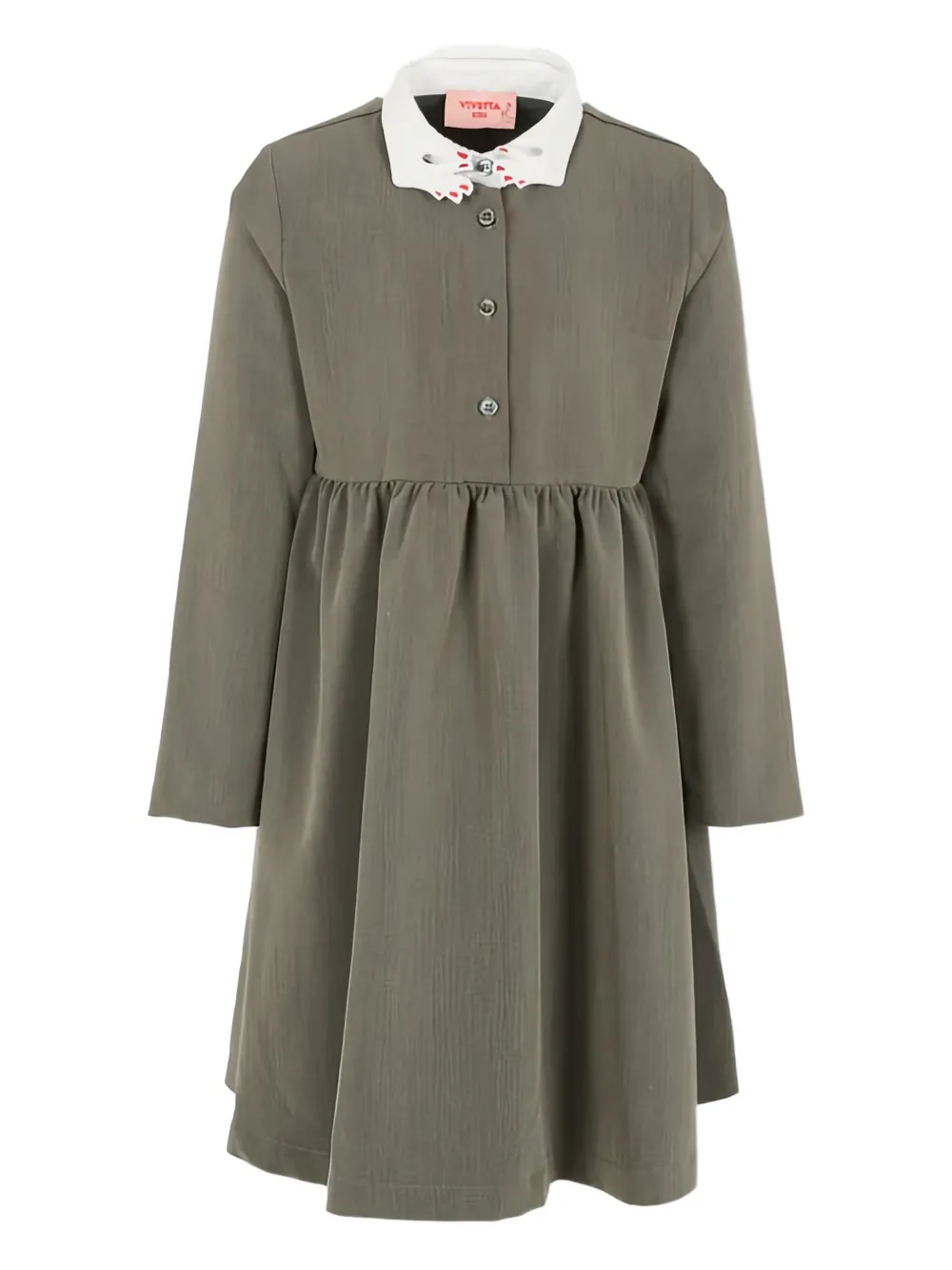 Vivetta Kids long-sleeve dress - Grigio