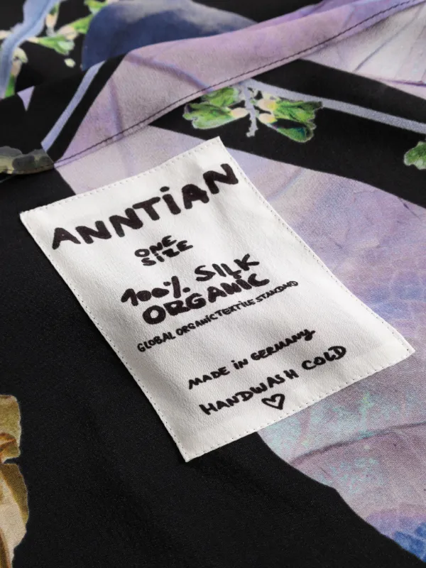 ANNTIAN ブラウス Anntian プリント ブラウス | ブラック | FARFETCH JP