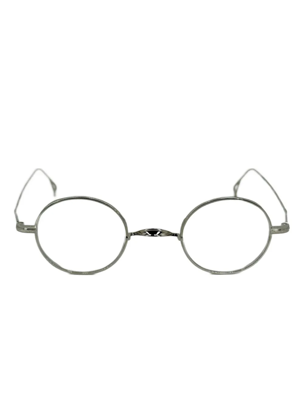 Yellows Plus Ike round-frame glasses | Silver | Image 1