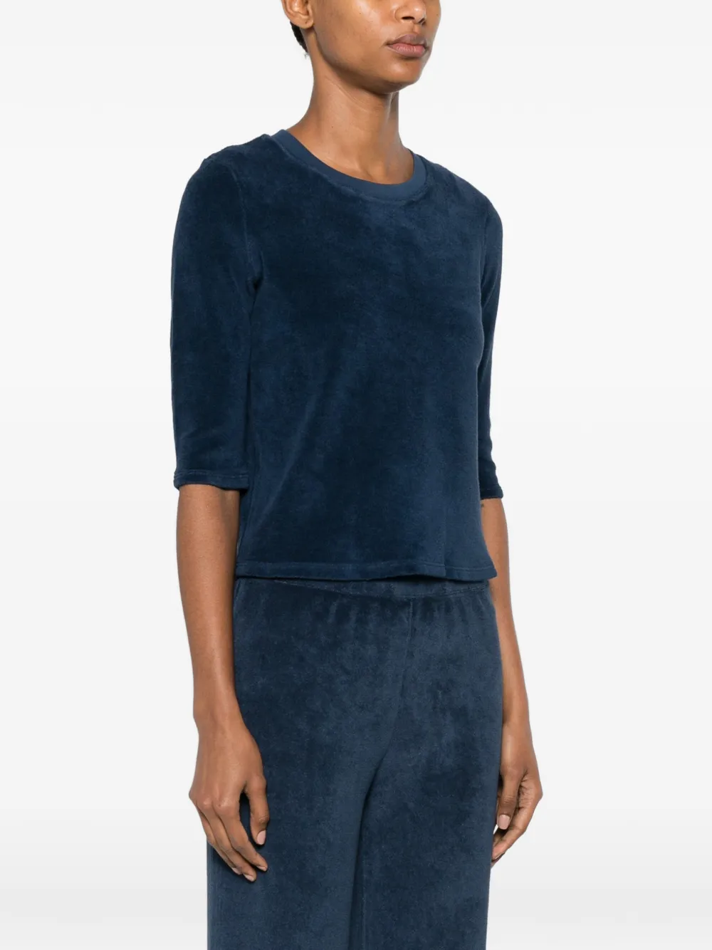 Suzie Kondi Terry-cloth T-shirt in Blue, view 3