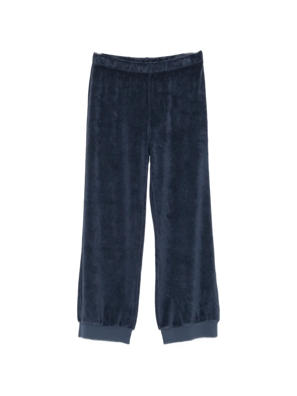 Suzie Kondi terry-texture trousers - Blu