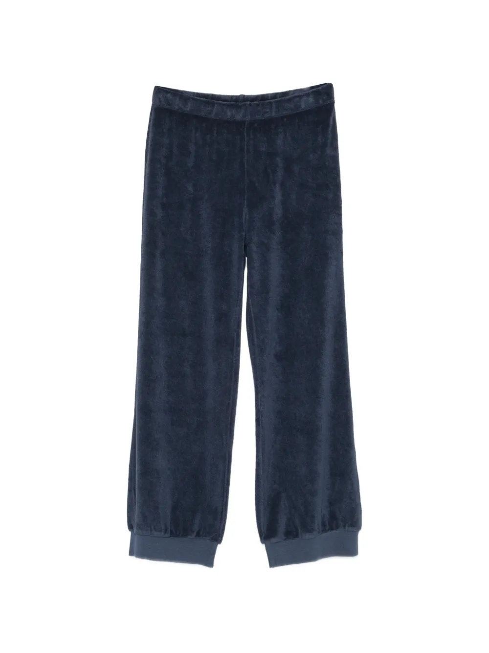 Suzie Kondi terry-texture trousers - Blu