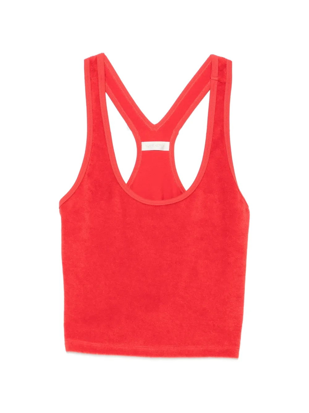 Suzie Kondi racerback-strap tank top - Rosso