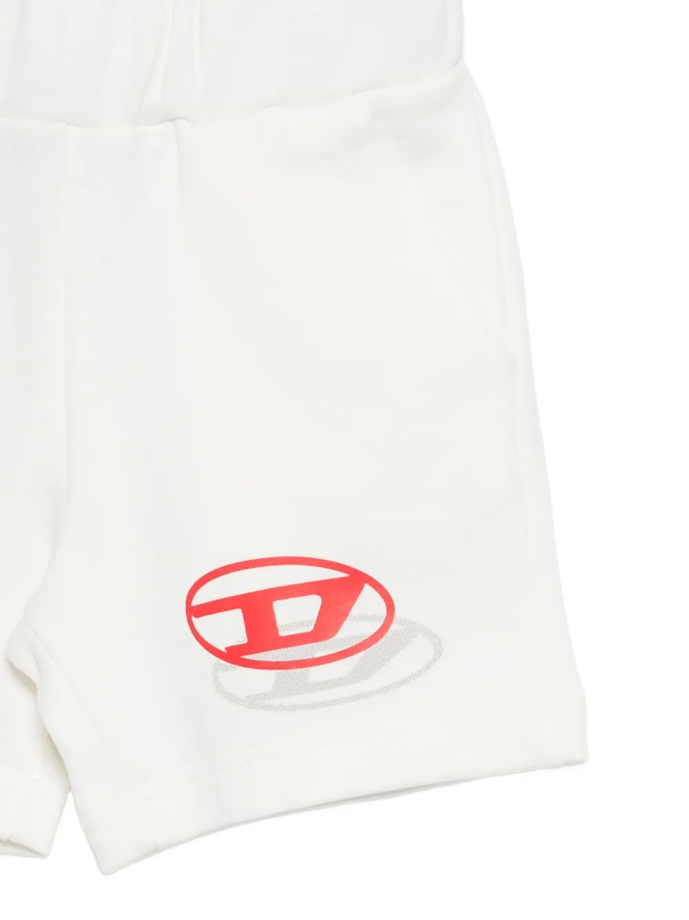 Diesel Kids Shorts met logo Wit