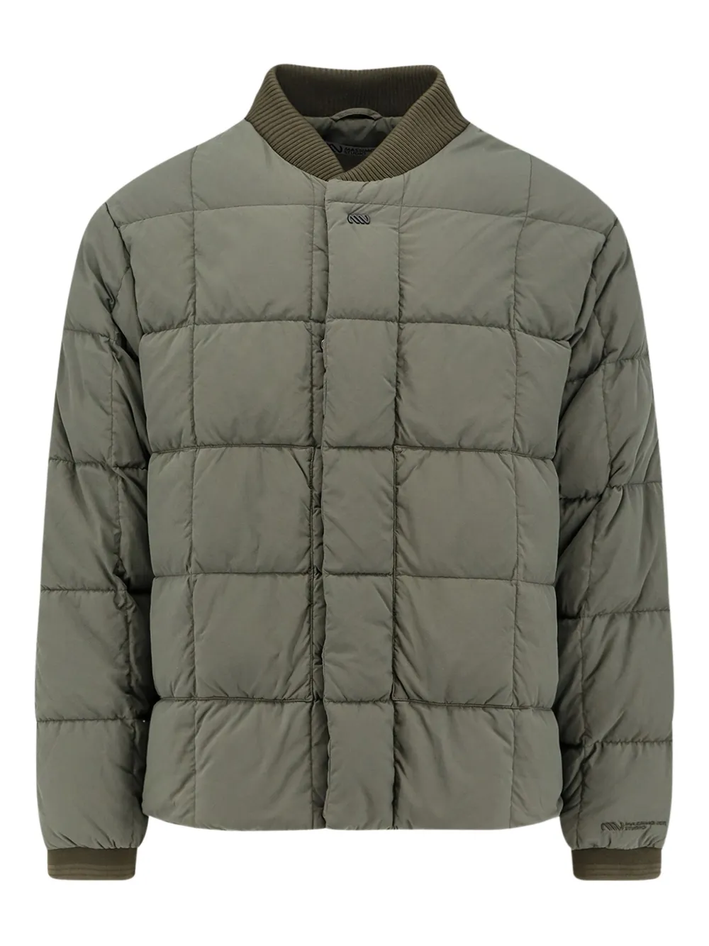 Massimo Osti Studio logo-detail padded jacket | Green | Image 1