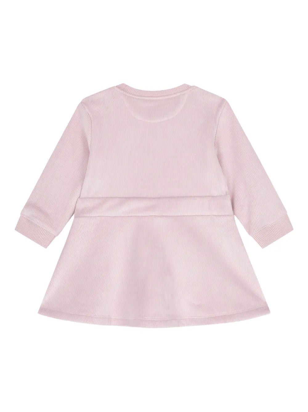 Calvin Klein Velour Dress In Pink