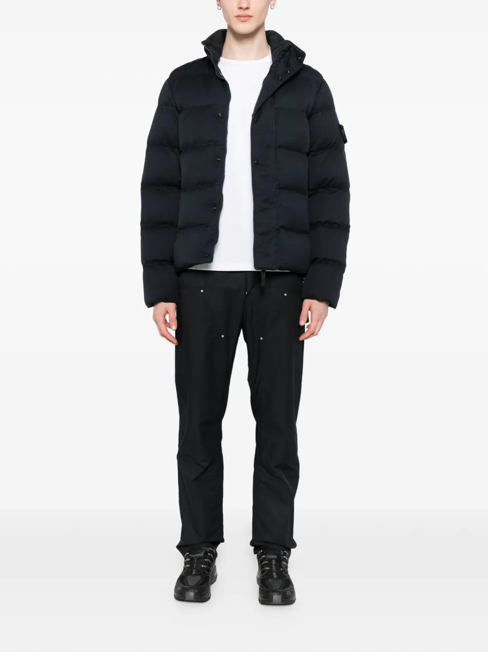 Stone Island 4100100 Twill Wool-TC_Stone Island Ghost padded jacket | Down Jackets | Image 2