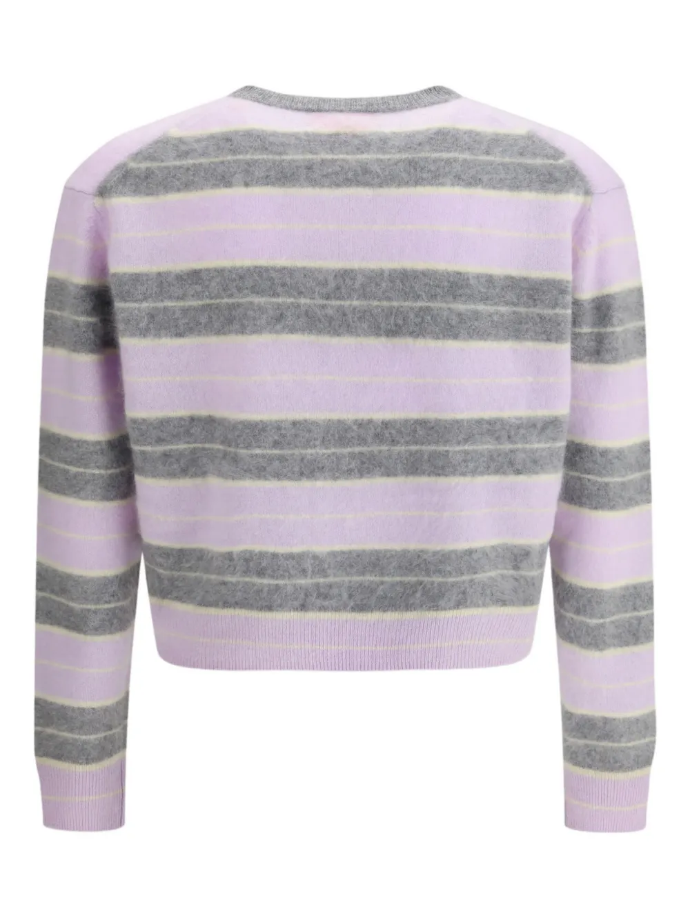 Guest In Residence striped crew-neck sweater - Paars