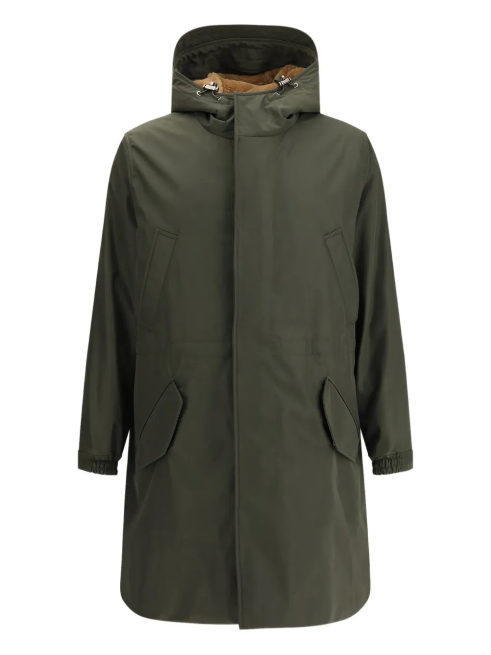 Loro Piana Zermatt drawstring-hooded coat | Green | Image 1