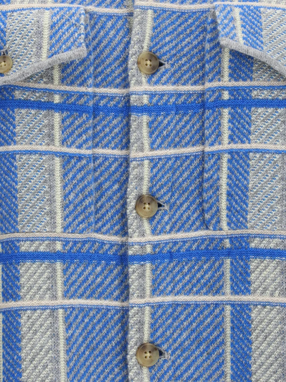 Guest In Residence Plaid Patch-pocket Shirt In Blue