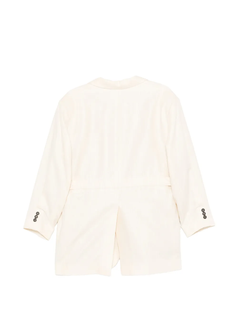  Frenken Blazer Con Solapas De Muesca - Neutro 