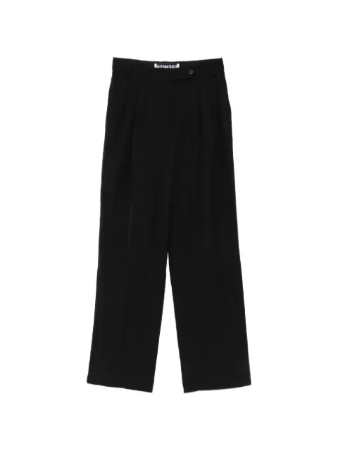Frenken pleated straight-leg trousers