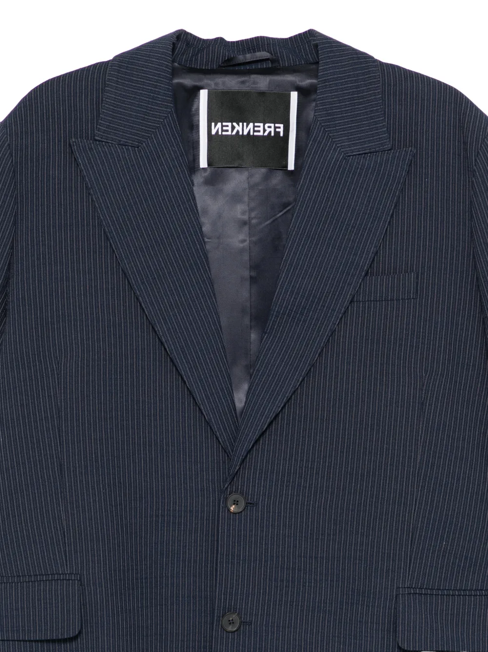  Frenken Blazer A Rayas - Azul 