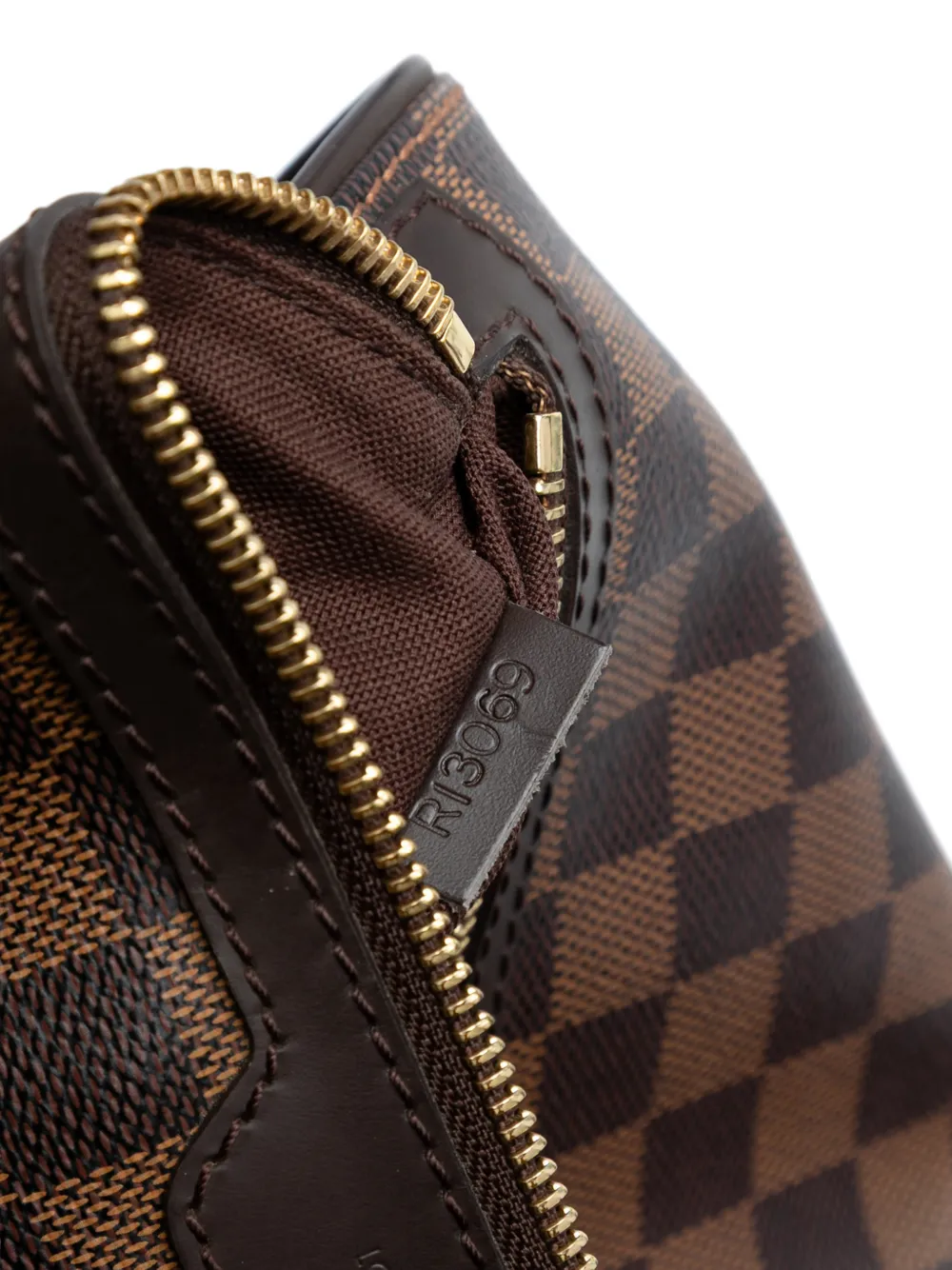 LOUIS VUITTON Pre-owned 2008 Damier Ebene Spencer Crossbody Bag In Brown
