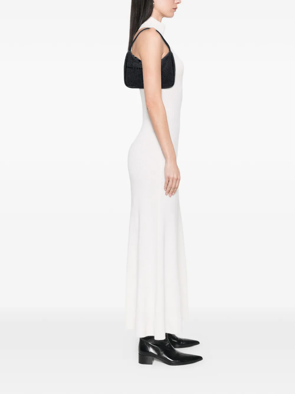 Pre-owned Prada 2000-2025 Wool Sport Shoulder Bag In Gray