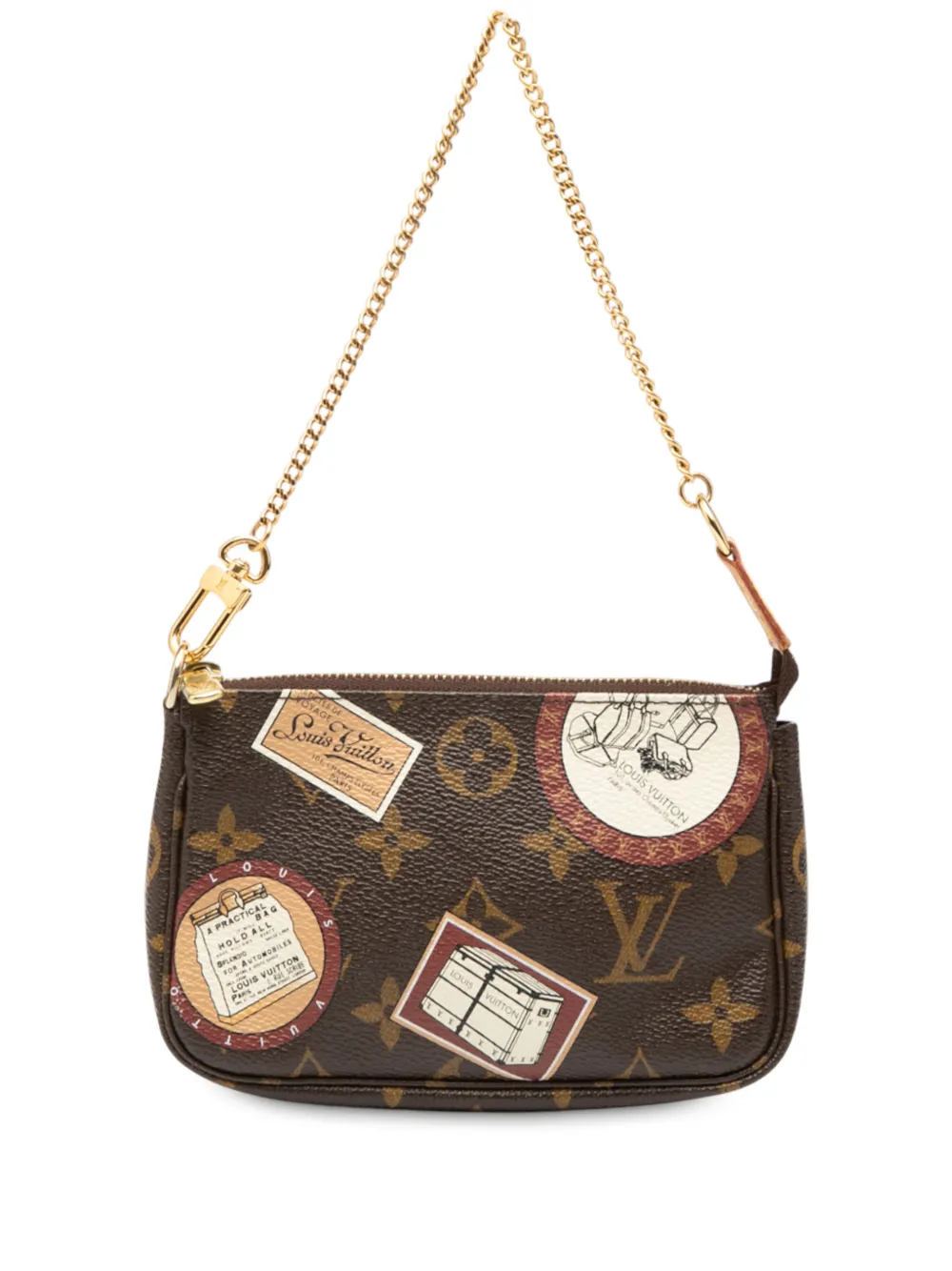 Louis Vuitton Pre-Owned 2009 Monogram Patch Mini Pochette Accessoires handbag - Marrone