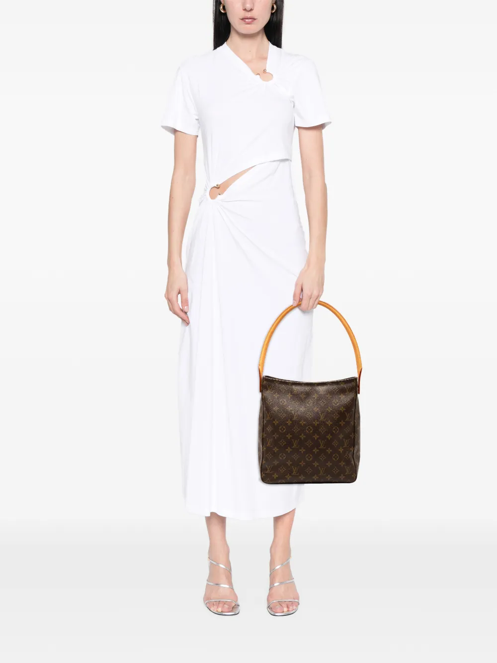 Louis Vuitton Pre-Owned 2001 Monogram Looping GM shoulder bag | Pre-Owned | Image 2