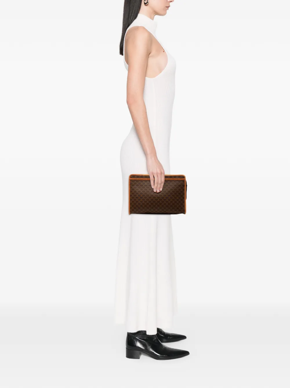 Celine Pre-Owned 2011 Macadam Coated Canvas clutch bag | Estilos de archivo | Image 2